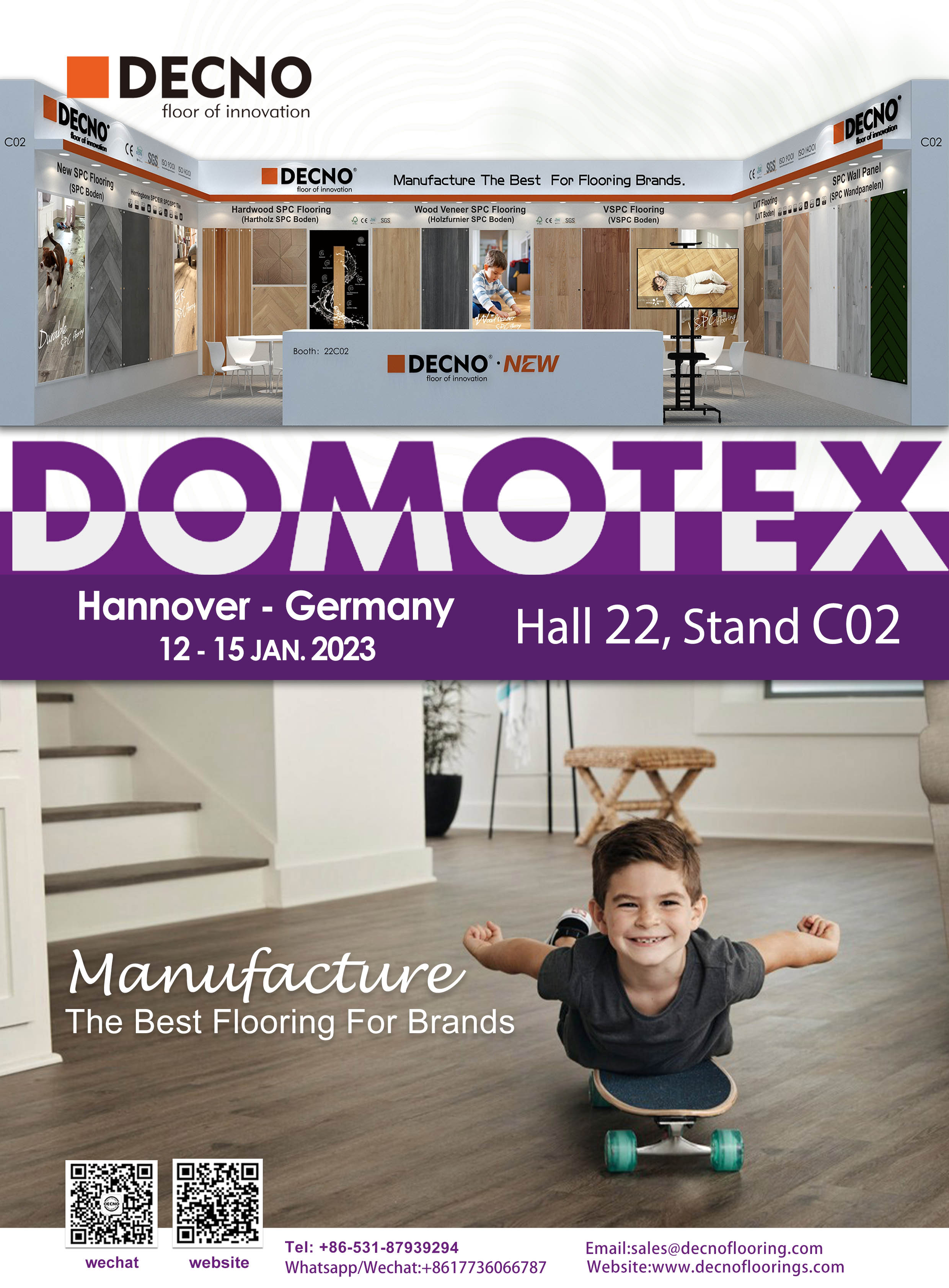 DECNO Nuevos productos Ignite DOMOTEX Hannover 2023
