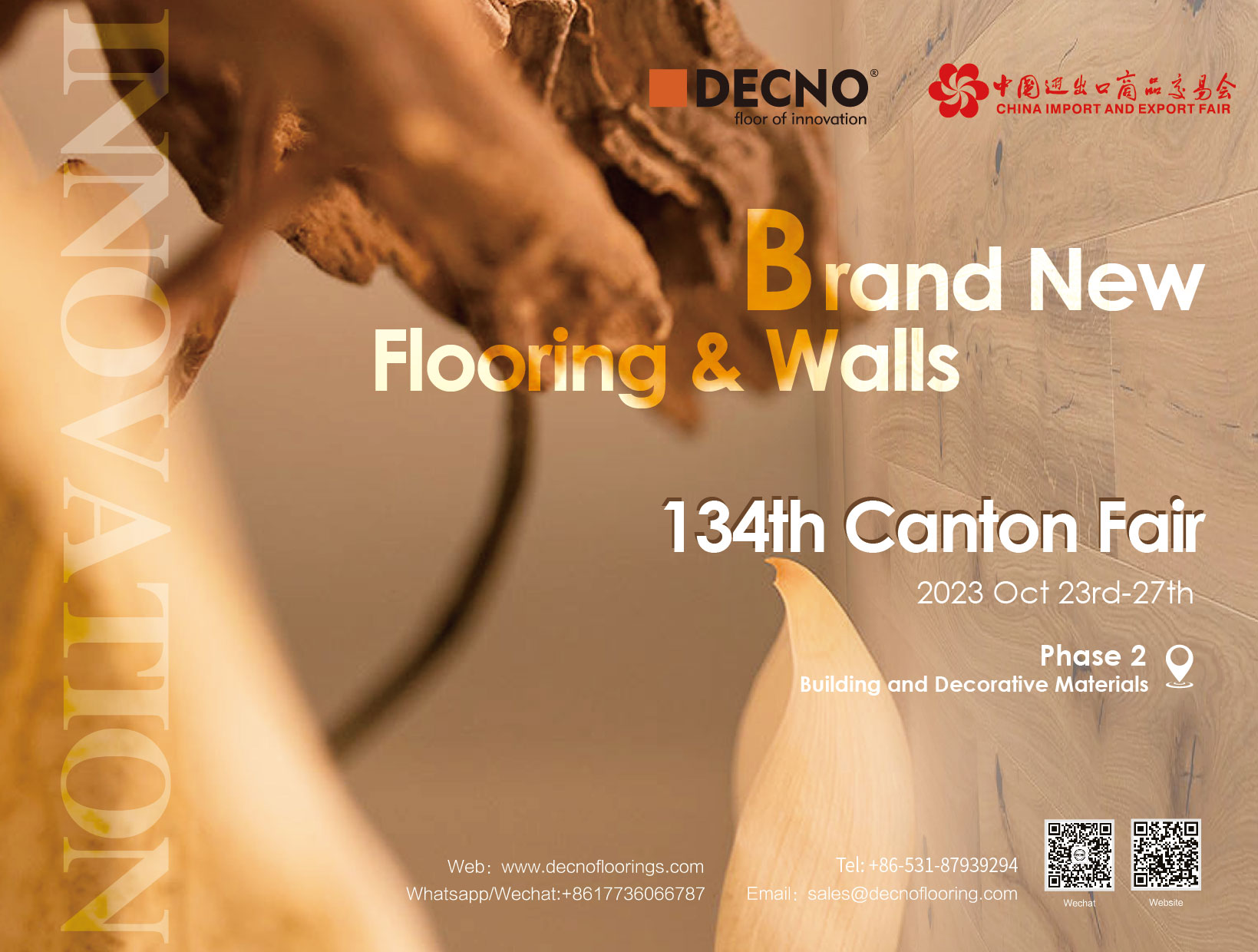 DECNO | 134ª Feria de Cantón - Proveedor de paneles acústicos para paredes