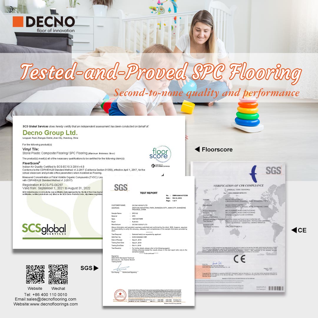 DECNO丨Fábrica de paneles para pisos y paredes, certificación de calidad confiable