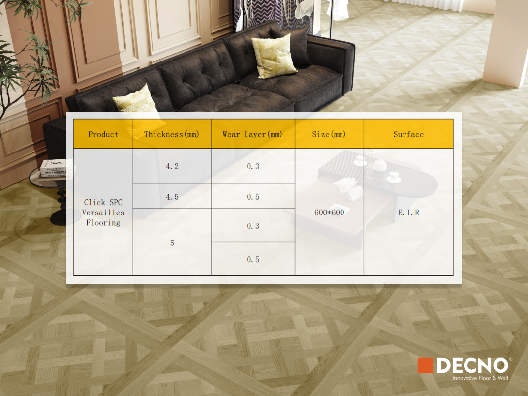 Suelos Click SPC Versailles | DECNO