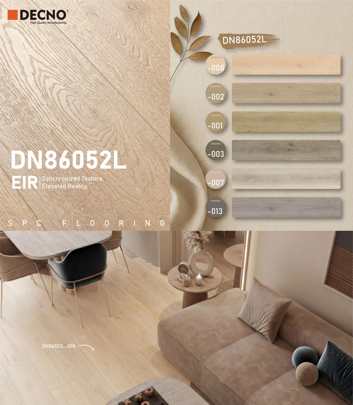 Fabricante de suelos SPC EIR – DECNO